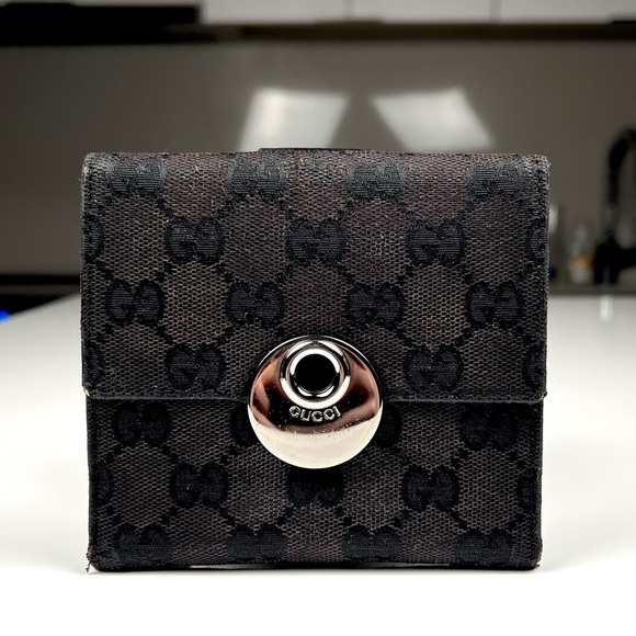 Gucci Black Monogram Wallet - Picture 1 of 10